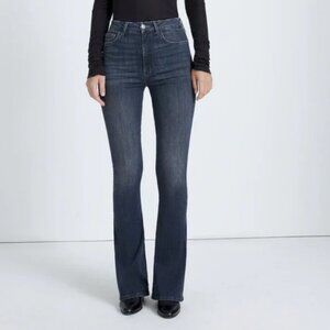7 For All Mankind No Filter Ultra High Rise Skinny Bootcut in Edelweiss